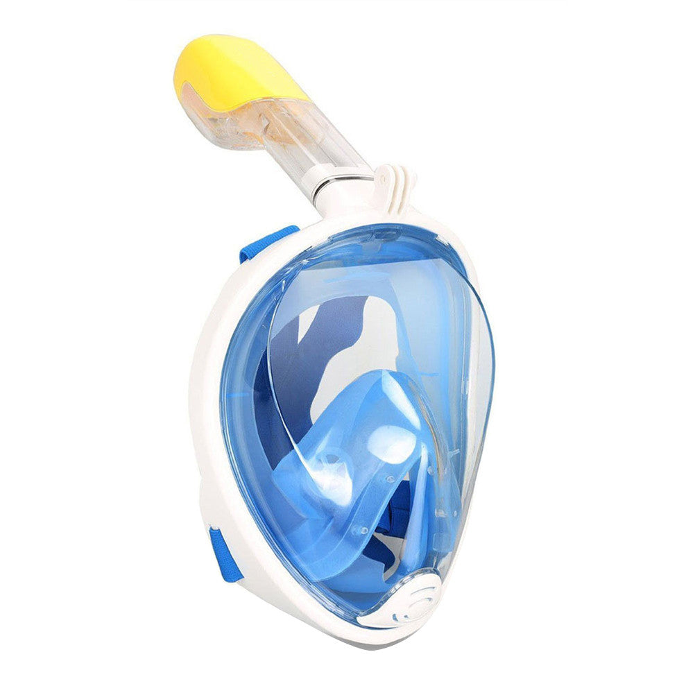 180°View Panoramic Full Face Anti-fog Anti-leak Snorkel Mask