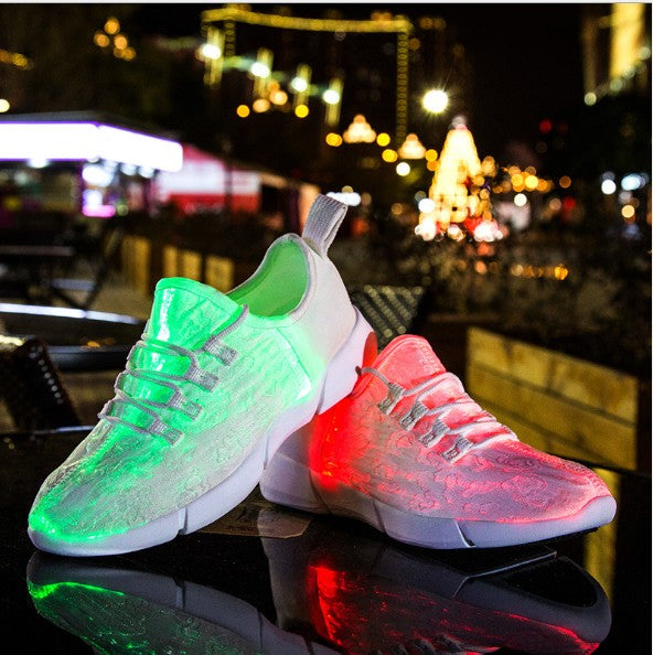 Unisex Fiber Optic LED Light Up Shoes